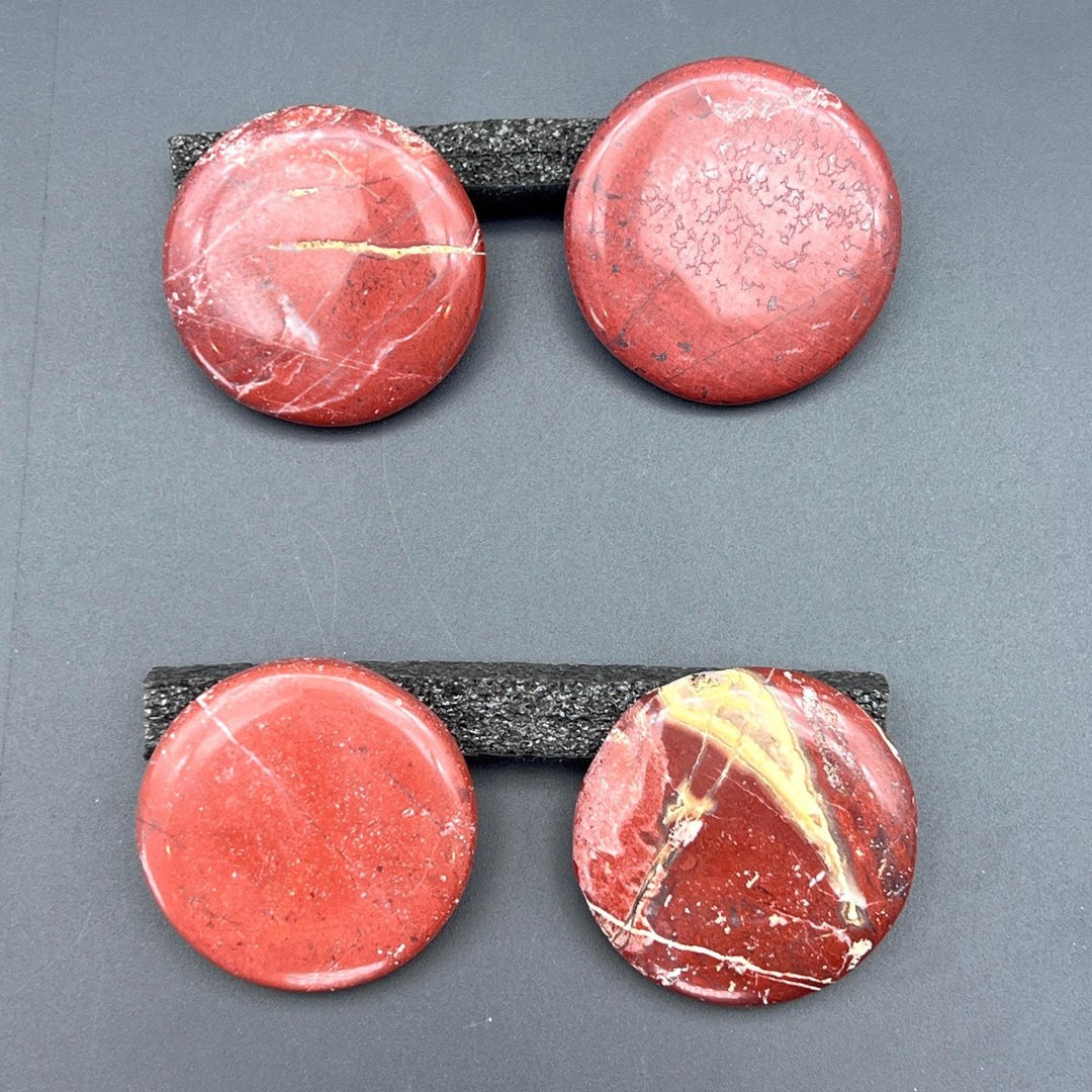 Brecciated Red Jasper Polished Pocket StoneCrystal River Gems