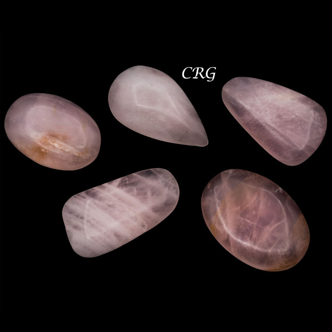 Rose Quartz Cabochons (75 Grams) Mixed Sizes Bulk Wholesale Lot Crystal Minerals