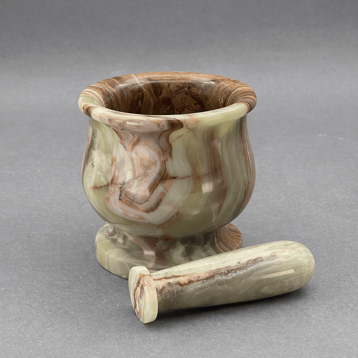 Carved Onyx Mortar and Pestle (1 Piece)Crystal River Gems