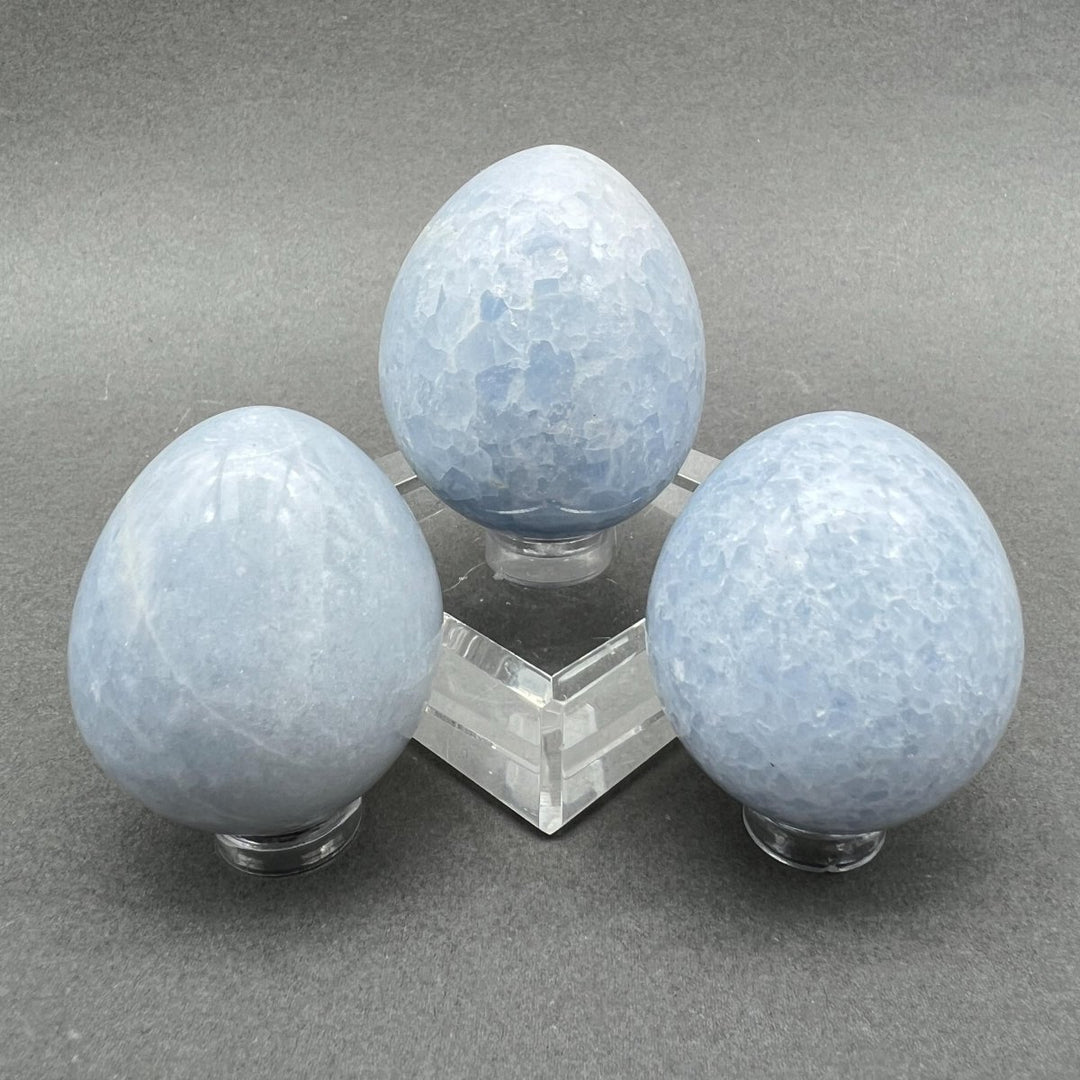 Celestite Polished EggsCrystal River Gems