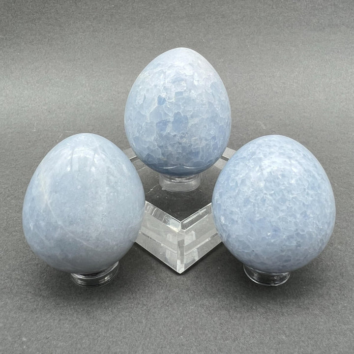 Celestite Polished EggsCrystal River Gems