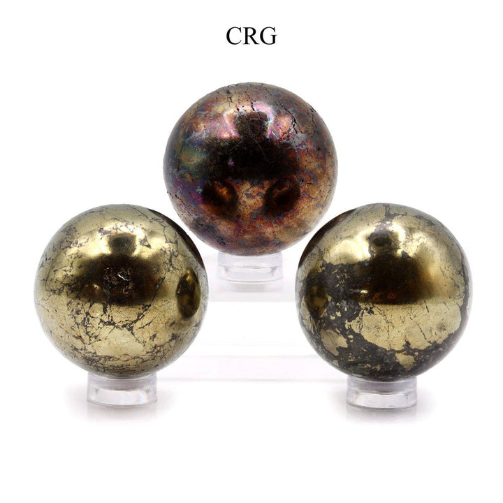 Chalcopyrite Sphere 30 to 45mmCrystal River Gems