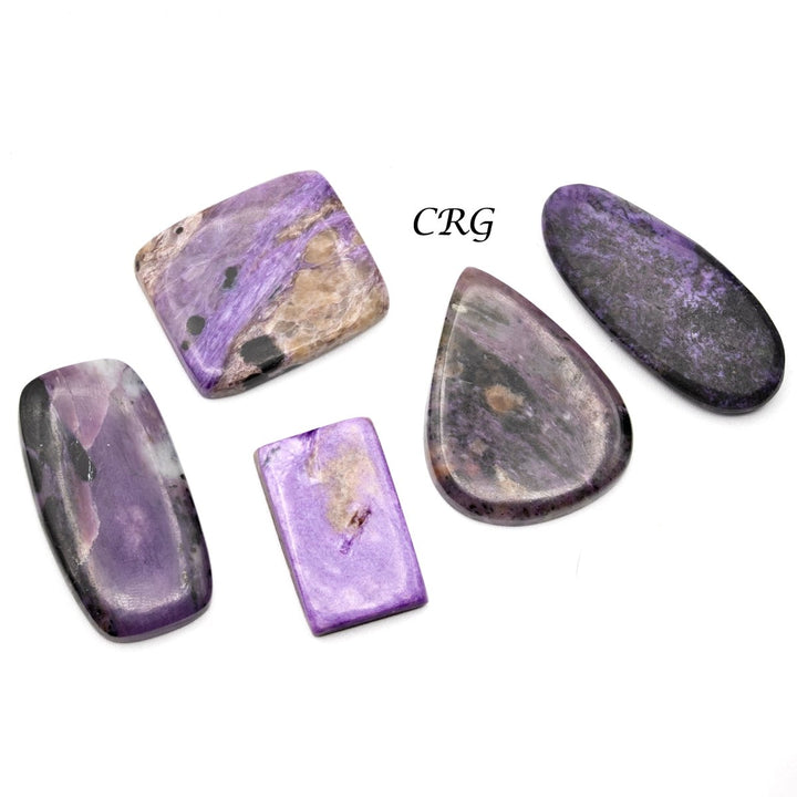 Charoite Cabochons (75 Grams) Mixed Sizes Bulk Wholesale LotCrystal River Gems