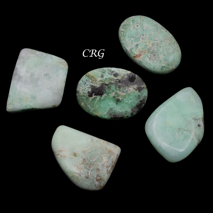 Chrysoprase Cabochons (75 Grams) Mixed Sizes Bulk Wholesale Lot Crystal MineralsCrystal River Gems