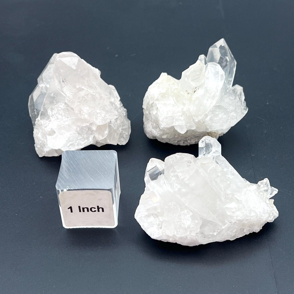 Translucent Riber Quartz Clear Quartz Clusters and Points | Crystal River Gems
