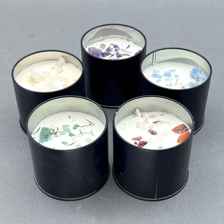 Closeout Set of Mixed Gemstone Hypoallergenic Soy Wax CandlesCrystal River Gems