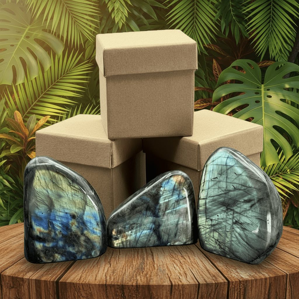 Colorful Labradorite High Flash Gift Boxed SpecialCrystal River Gems