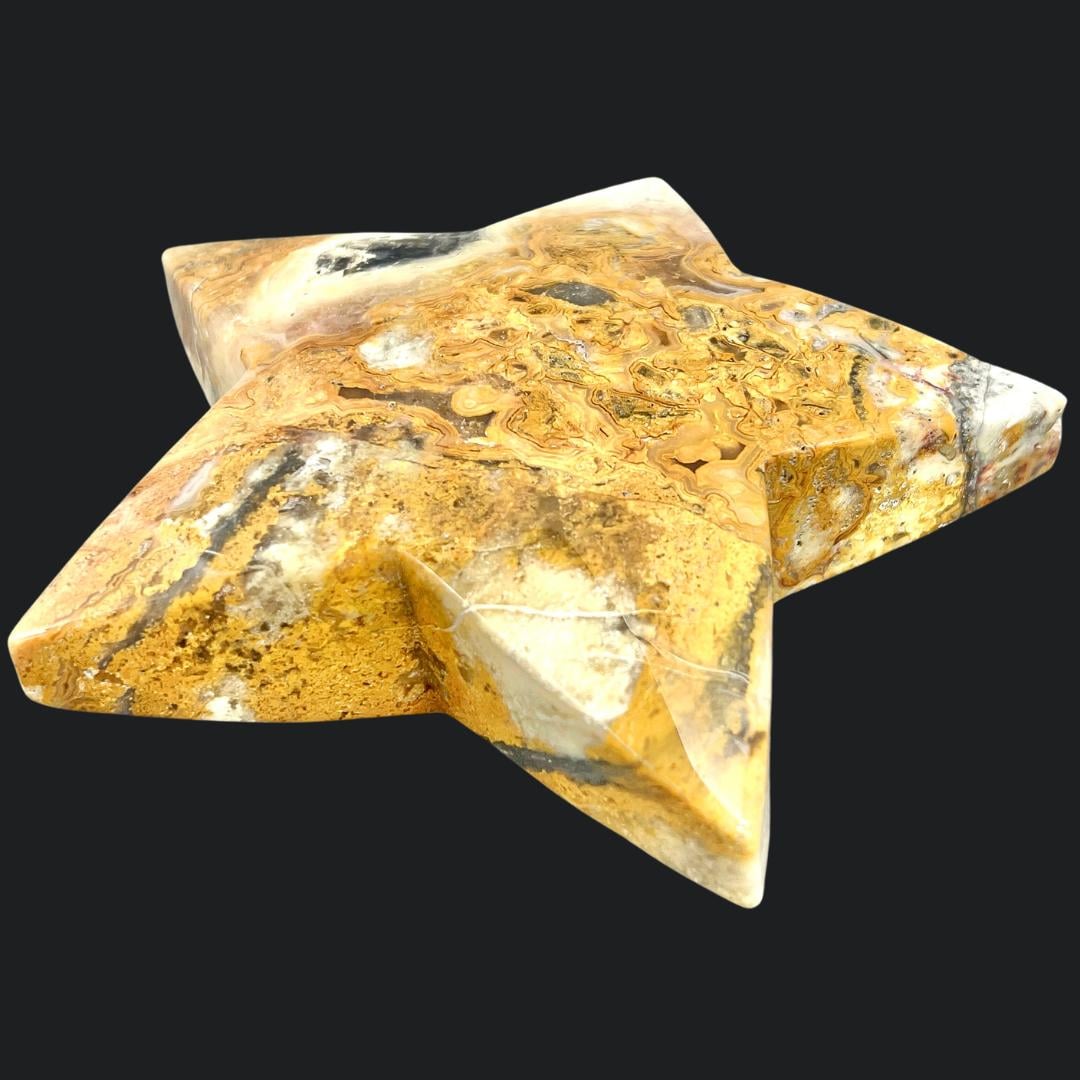 Crazy Agate Big Star 5 Inches (1 Piece)Crystal River Gems