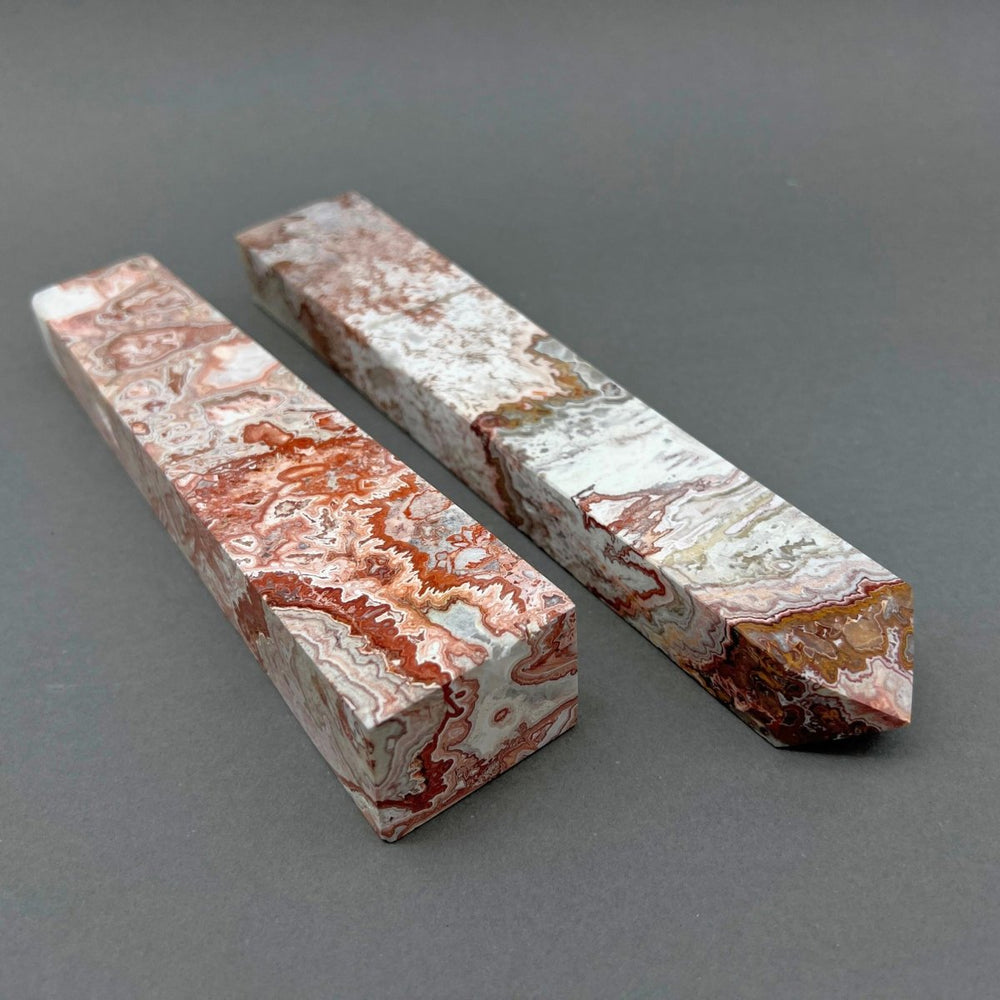 Crazy Lace Agate Tower 7 to 12 Inches (1 Piece)Crystal River Gems