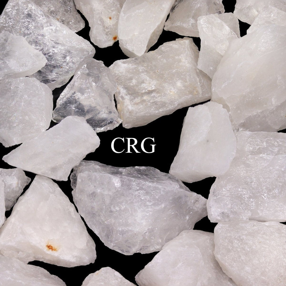 Crystal Quartz Rough Pieces (Size 20 to 40 mm) Raw Crystals Minerals GemstonesCrystal River Gems