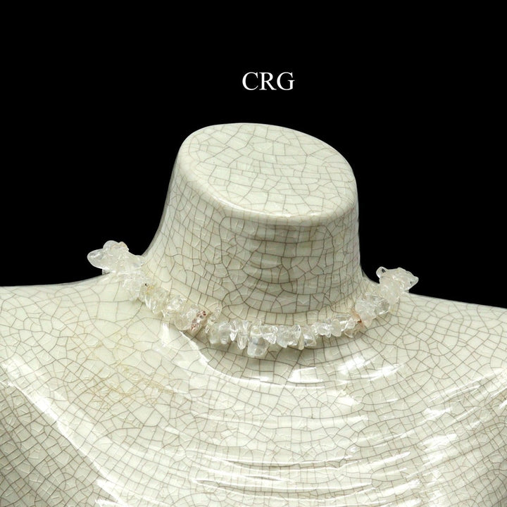 Crystal Quartz Strand Chip Choker Necklace (16 Inches) (4 Pieces)Crystal River Gems