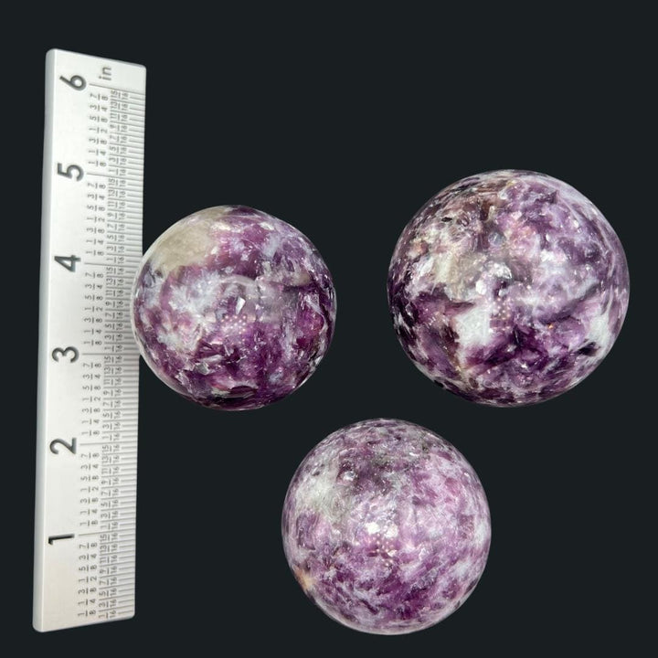 Purple Mica Sphere Gemstone (48-58mm)