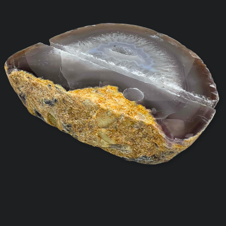 Natural Agate Geode Pen and Card Holder Gemstone Home Office Decor Wholesale Crystal Supply