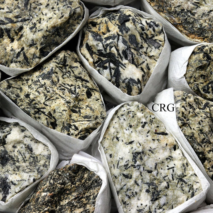 Epidote Rough Medium Flat (1 Flat) Size 1 to 2 Inches Bulk Wholesale Lot Crystal MineralsCrystal River Gems