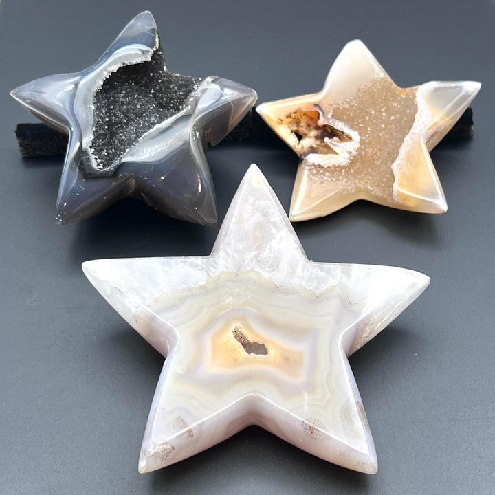 Agate Star Gemstone Carving