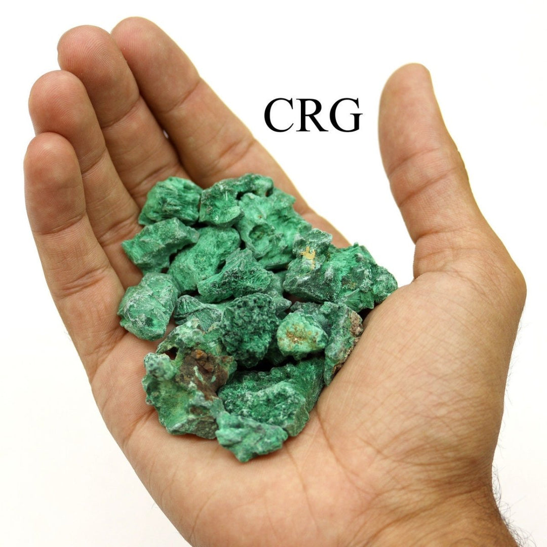 Fibrous Malachite Mixed Sizes Bulk Wholesale Lot Raw Crystals Minerals Gemstones