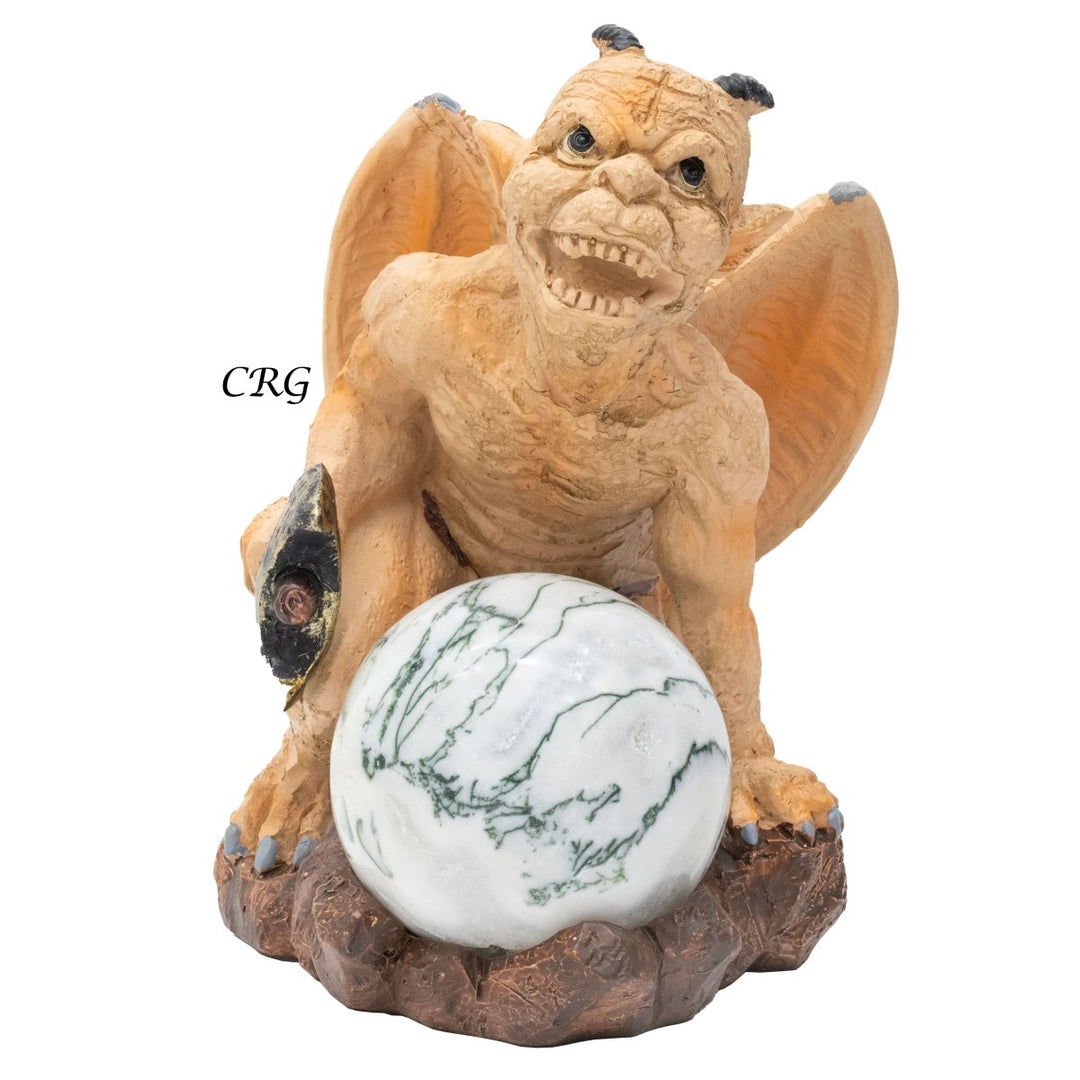 Gargoyle Display Gargoyle Sphere Holder Stands (2 Pieces) Size 5 Inches Crystal Gemston ...