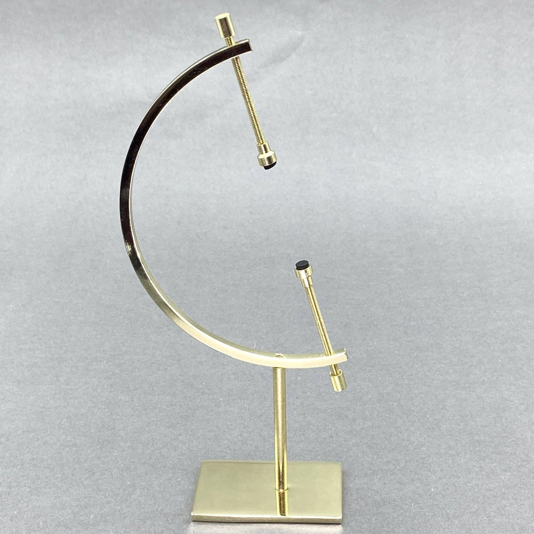 Gold Globe Style Sphere Holder StandCrystal River Gems