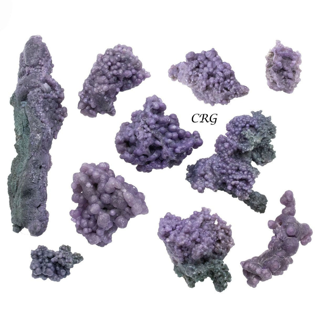 Grape Agate A - Grade Clusters Size 2 to 5 Inches Bulk Wholesale Lot Crystal MineralsCrystal River Gems