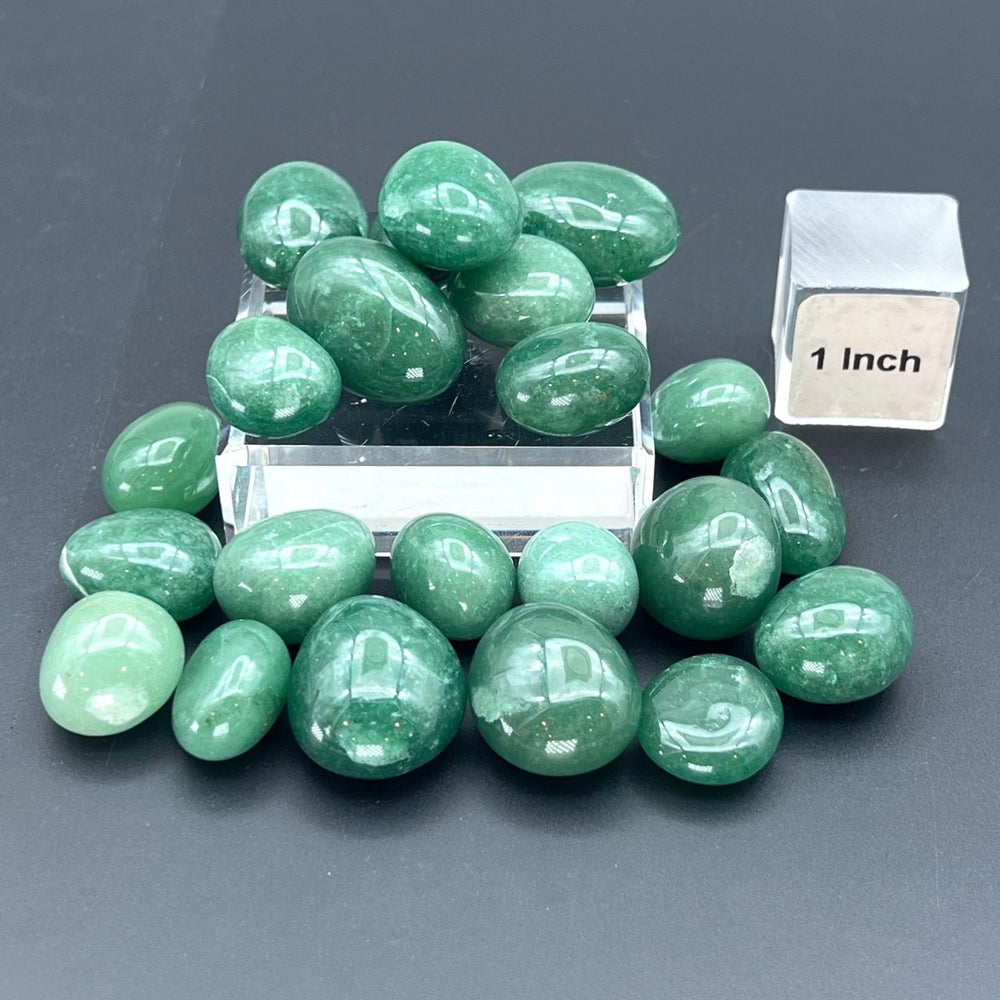 Green Aventurine Small Tumbled Bulk StonesCrystal River Gems