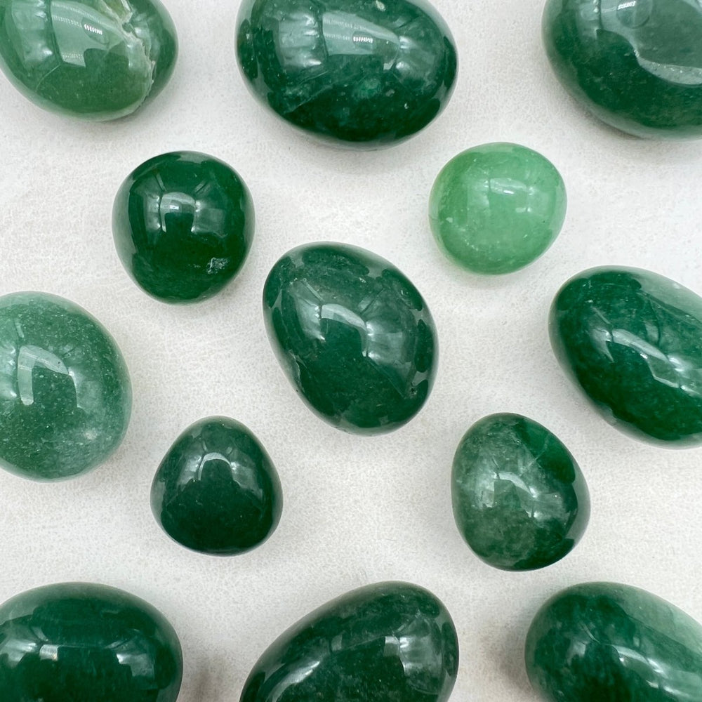 Green Aventurine Small Tumbled Bulk StonesCrystal River Gems