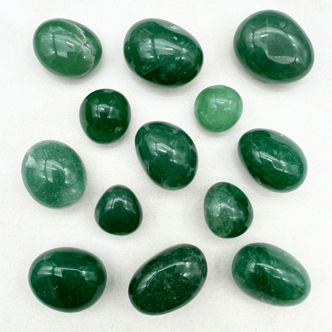 Green Aventurine Small Tumbled Bulk StonesCrystal River Gems
