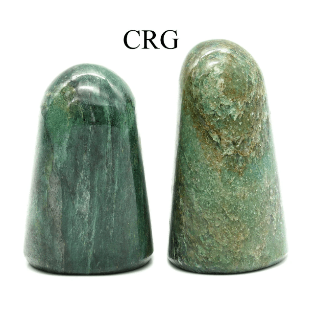 Green Jade Freeform Boulder (1 Piece) Size 3 to 5 Inches Polished Standing GemstoneCrystal River Gems