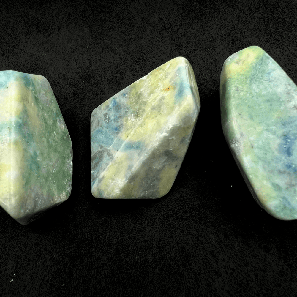 Hackmanite Polished Freeform ShapeCrystal River Gems