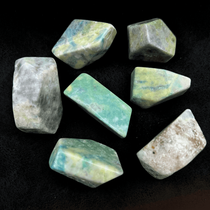 Hackmanite Polished Freeform ShapeCrystal River Gems