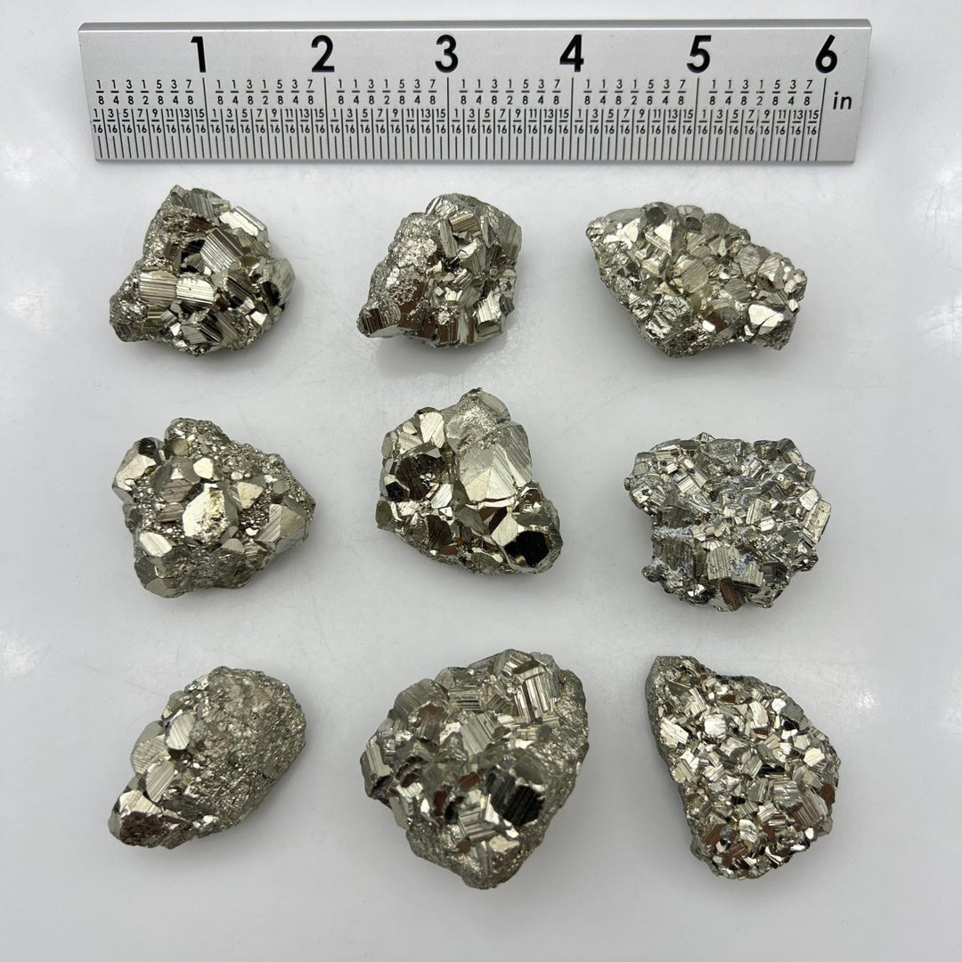 High Quality Cubic Cocada Pyrite 25 - 50mm AVGCrystal River Gems
