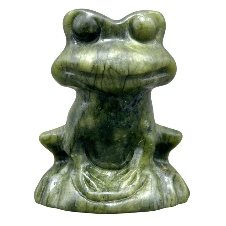 Jade Frog Carving 2 Inches (1 Piece)Crystal River Gems