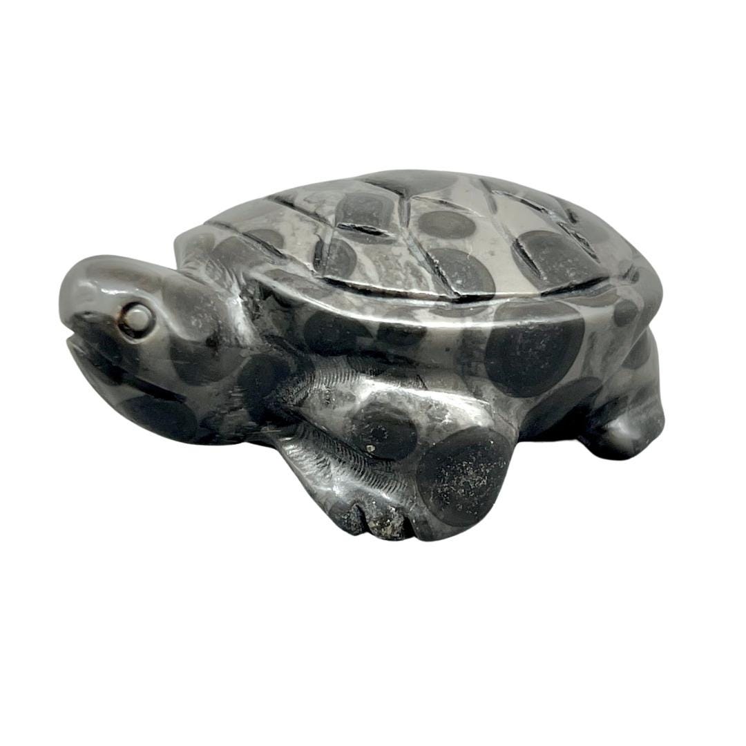 Kambaba Jasper Turtle Carving (1 Piece)Crystal River Gems