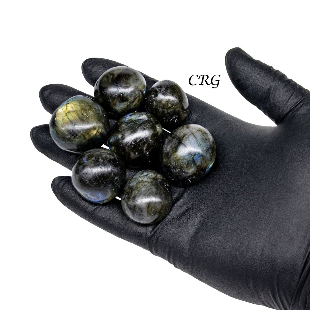 Labradorite High Flash Tumbled (1 Pound) Size 0.5 To 1 Inch Wholesale Polished Crystals Minerals GemstonesCrystal River Gems