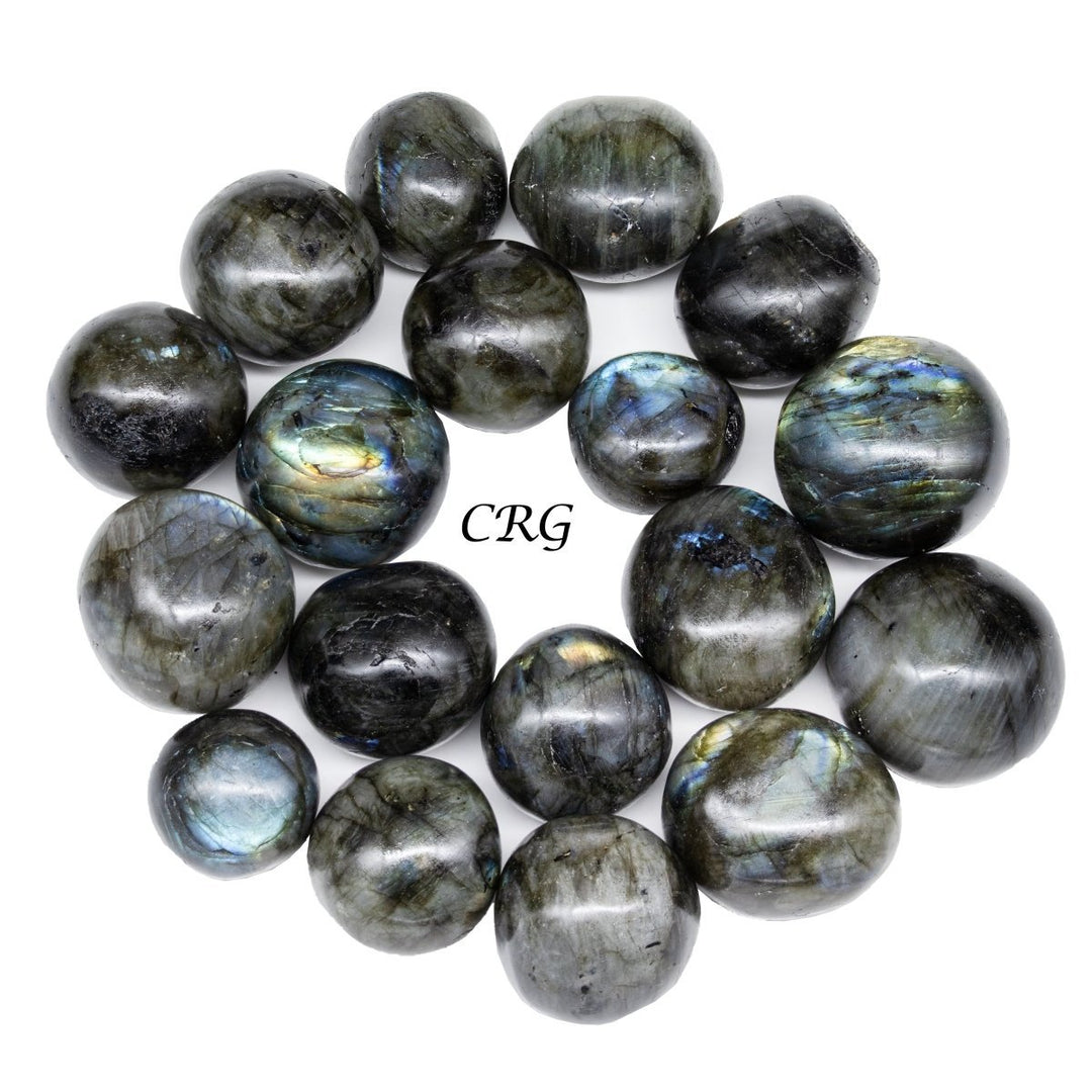 Labradorite High Flash Tumbled (1 Pound) Size 1 To 2 Inches Bulk Wholesale LotCrystal River Gems