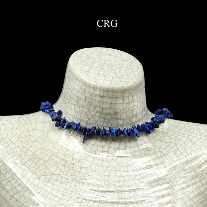 Lapis Lazuli Strand Chip Choker Necklace (16 Inches) (4 Pieces)Crystal River Gems