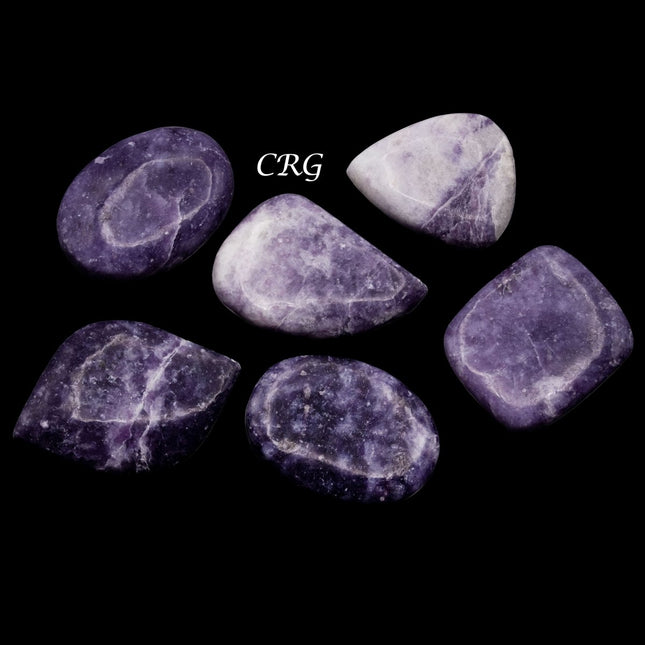 Lepidolite Cabochons (75 Grams) Mixed Sizes Bulk Wholesale Lot Crystal Minerals