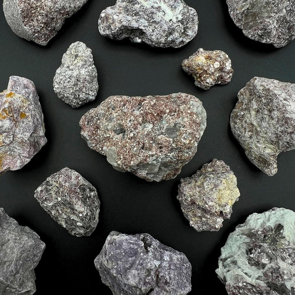 Lepidolite Rough Specimens Bulk Stones (1 Pound)Crystal River Gems