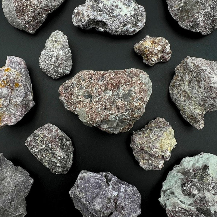 Lepidolite Rough Specimens Bulk Stones (1 Pound)Crystal River Gems