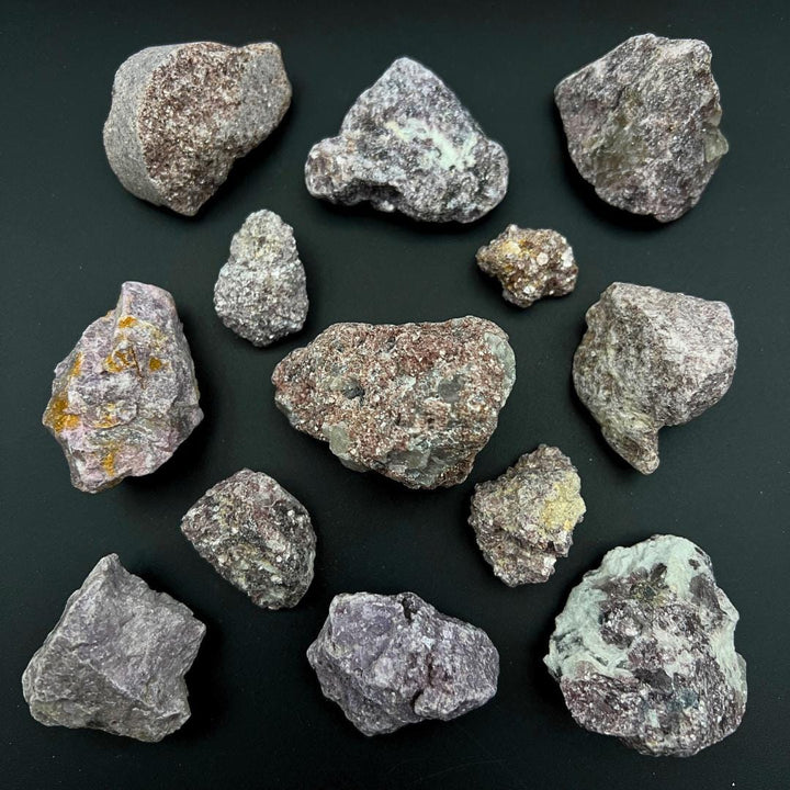 Lepidolite Rough Specimens Bulk Stones (1 Pound)Crystal River Gems