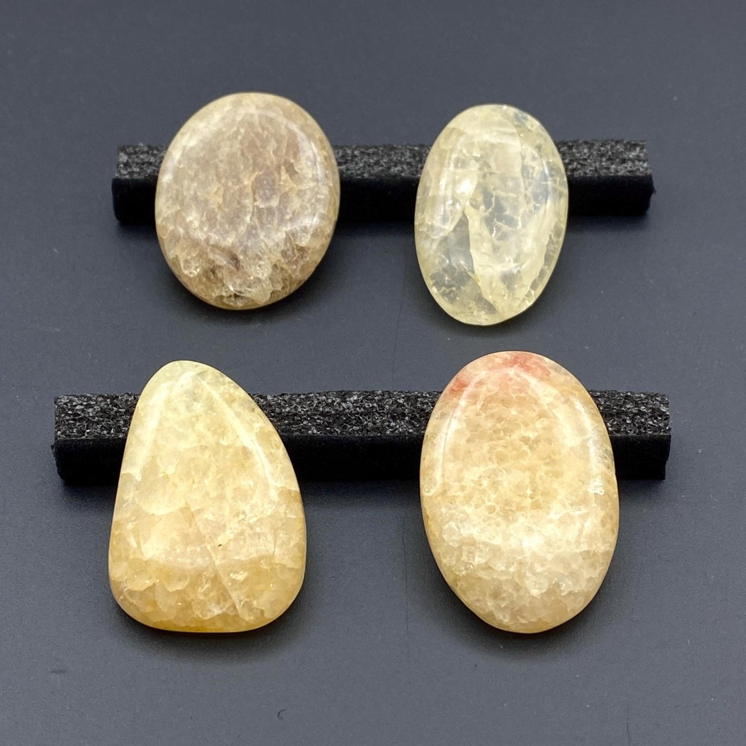 Limonite Quartz Polished CabochonCrystal River Gems