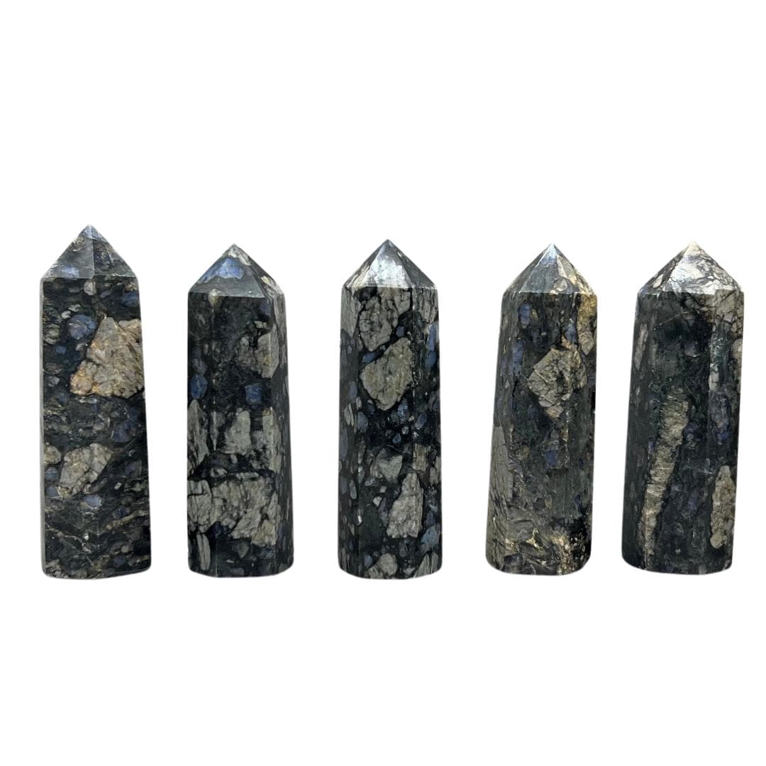 Llanite Crystal Standing Tower Point (Que Sera) Galaxy RhyolliteCrystal River Gems