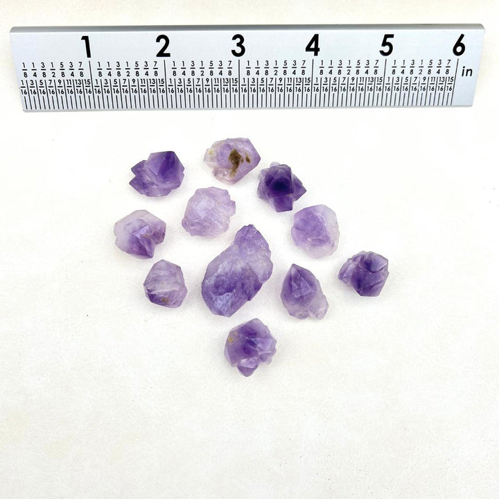 Mini Amethyst Point Clusters (8 Ounce Lot)Crystal River Gems