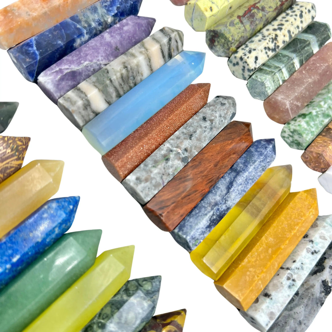 Mini Stones Mini Gemstone Tower Mix (10 Pieces) | Crystal River Gems