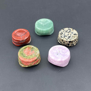 Mixed Gemstone Mini Sphere Holder Stand