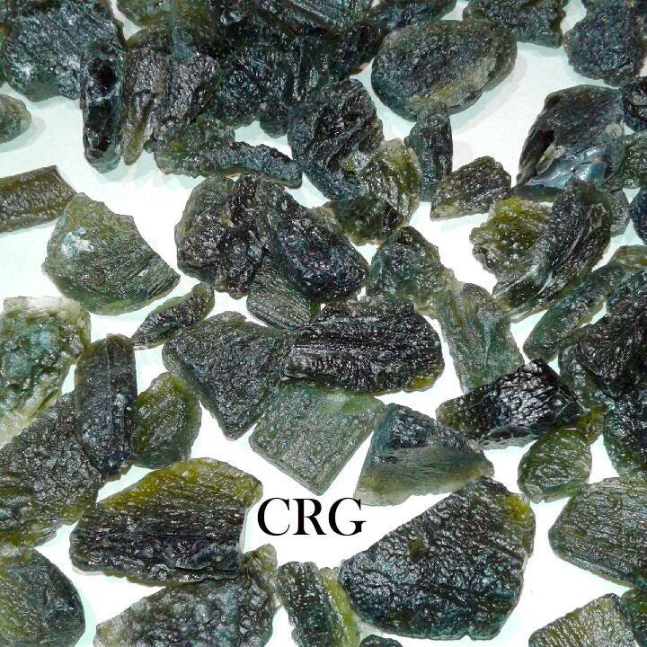Moldavite - Tektite, Czech Republic - Besednik, Genuine Moldavite 2.2 to 2.6g (1 Piece)Crystal River Gems