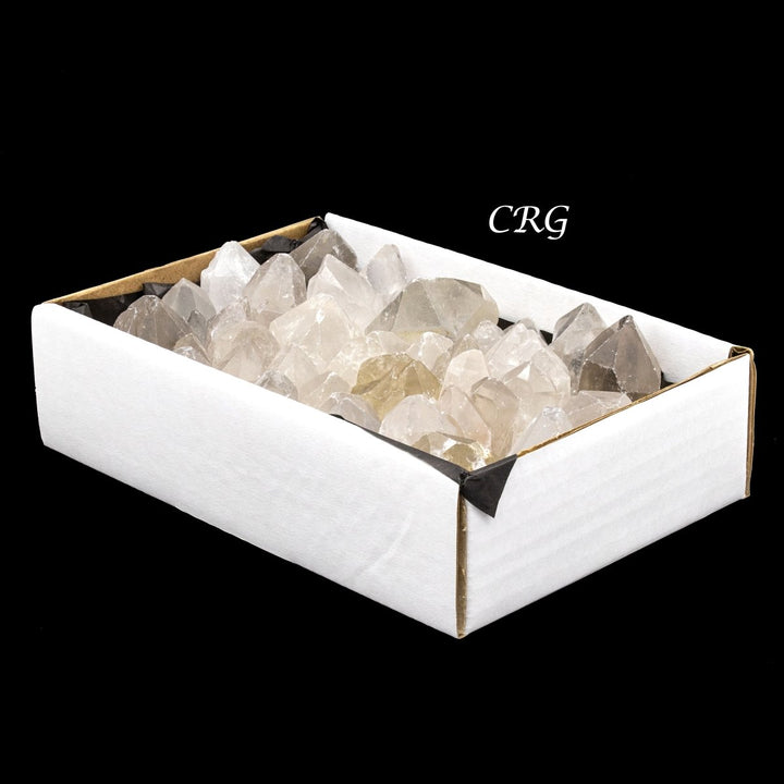 Natural Quartz Points Brazil (1 Flat) Size 1.5 to 2 InCrystal River Gems