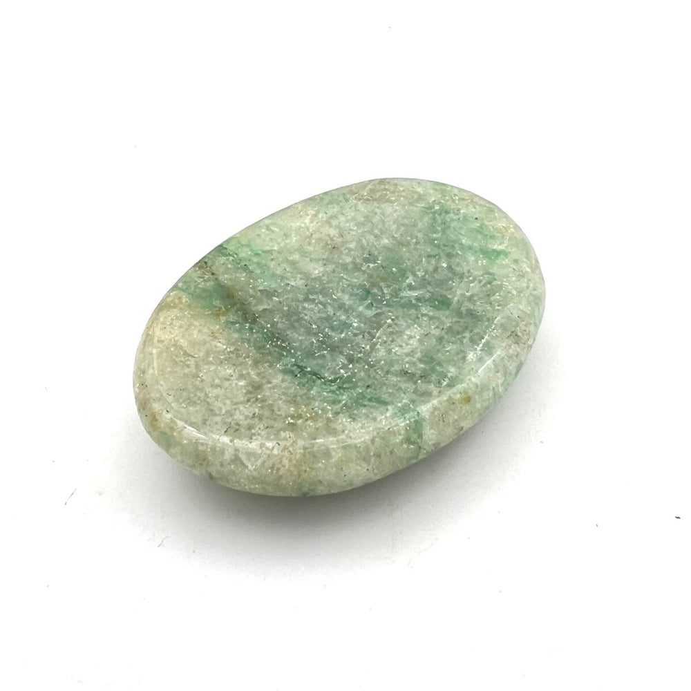 Nephrite Jade Worry Stones w/ Thumb Indent / 1" Avg (4 Pieces)Crystal River Gems