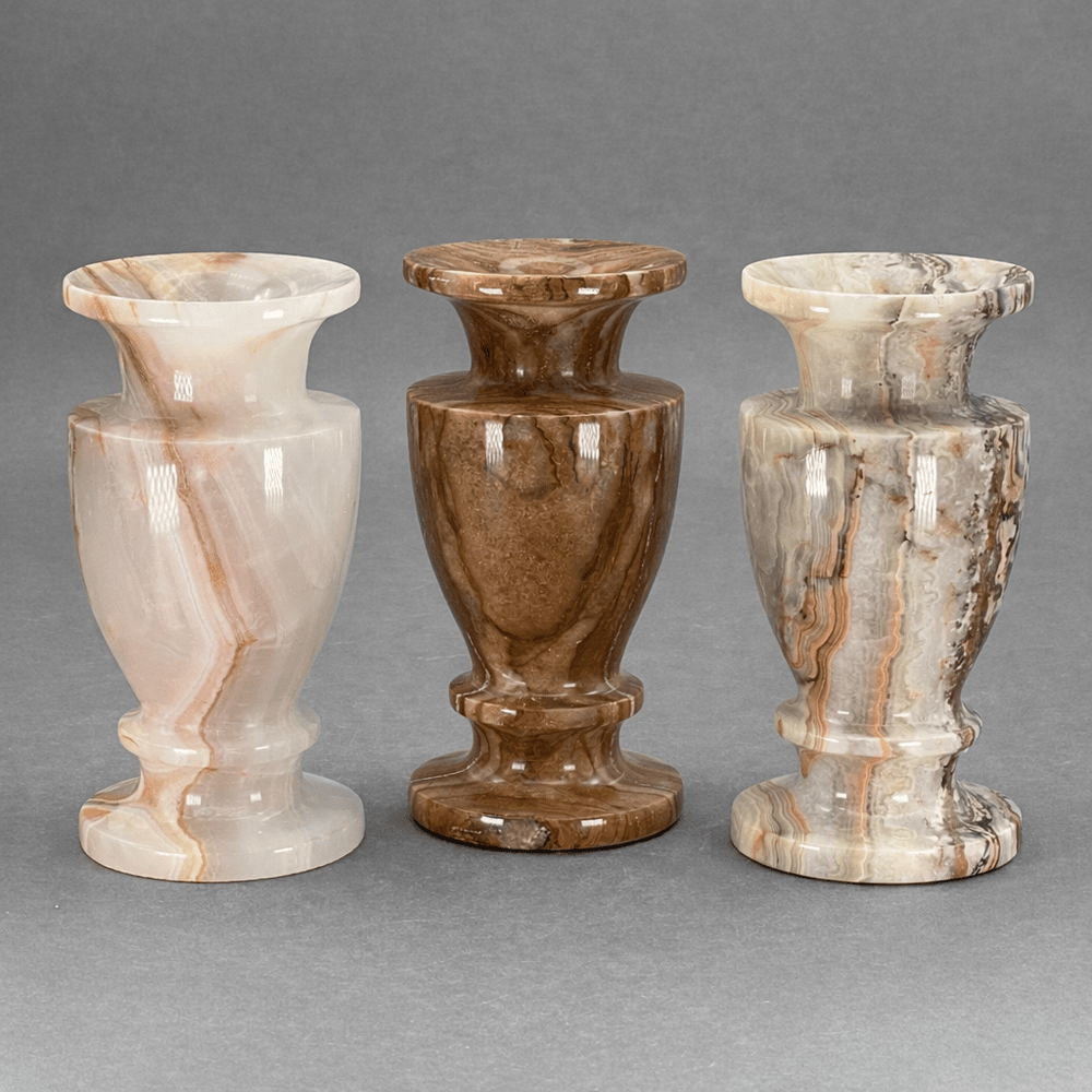 Onyx Candle Vase (6 Inches) Gemstone Home DecorCrystal River Gems