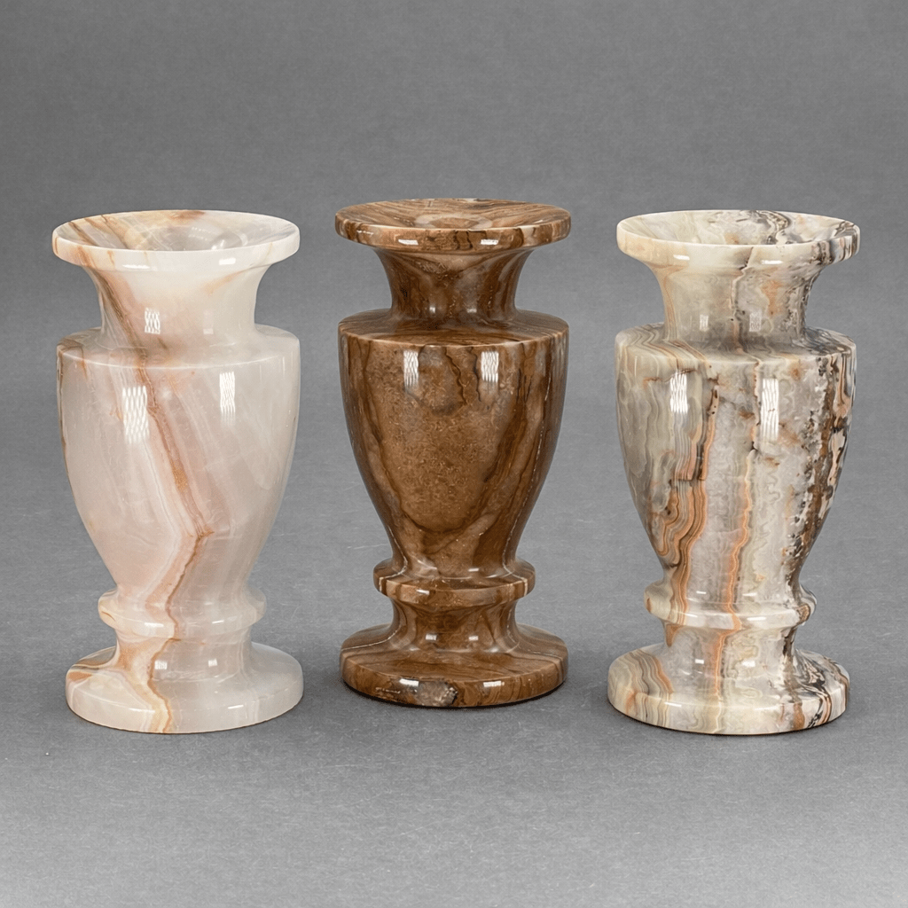 Onyx Candle Vase (6 Inches) Gemstone Home DecorCrystal River Gems