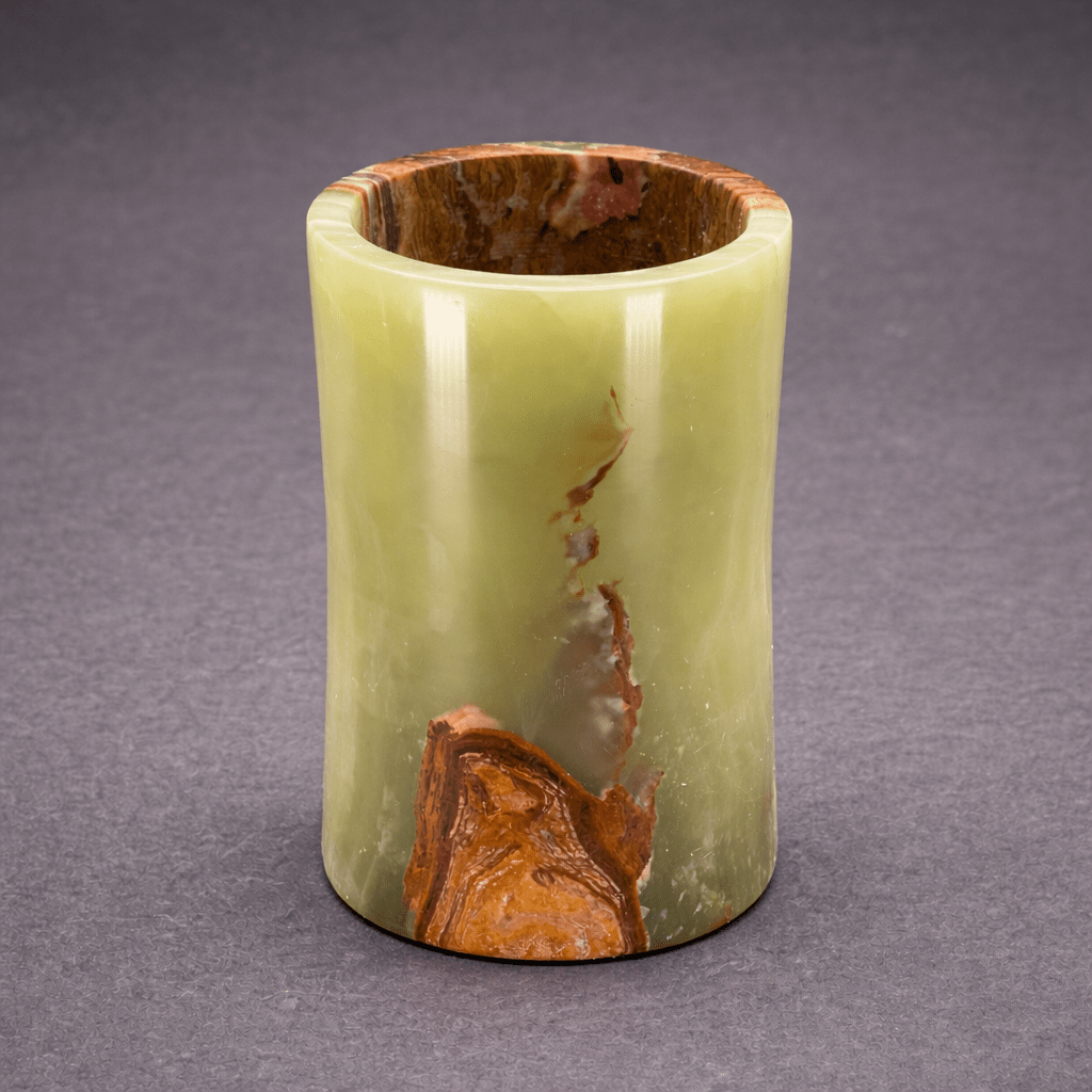 Onyx Cylinder Vase (6 Inches) Gemstone Home DecorCrystal River Gems